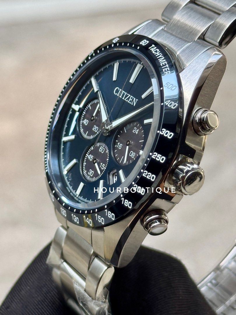 Brand New Citizen Japan Exclusive Solar Chronograph Blue Dial Watch CA4764-57L
