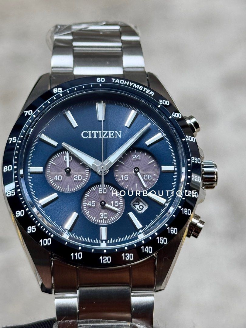 Brand New Citizen Japan Exclusive Solar Chronograph Blue Dial Watch CA4764-57L