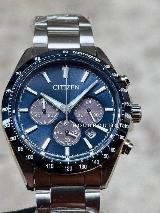 Brand New Citizen Japan Exclusive Solar Chronograph Blue Dial Watch CA4764-57L