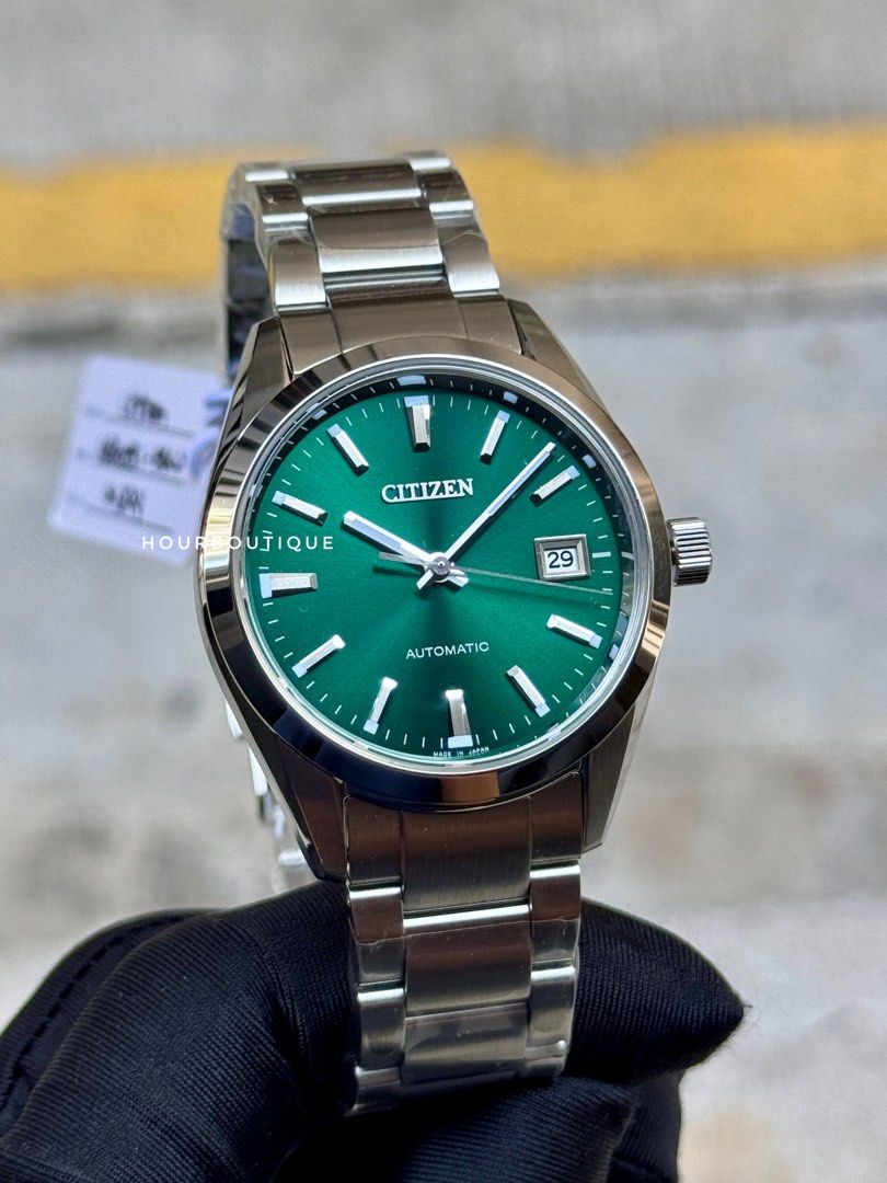 Brand New Citizen JDM Green Dial 38mm Automatic Watch NB1050-56W