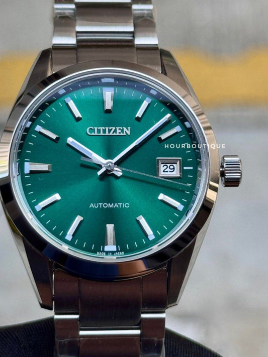 Brand New Citizen JDM Green Dial 38mm Automatic Watch NB1050-56W