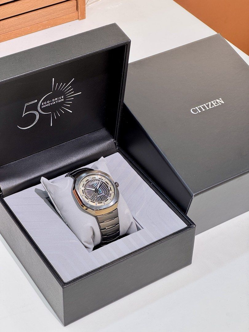 Brand New Citizen Photon 50th Anniversary Limited Ed Eco-Drive Watch BJ6569-59X