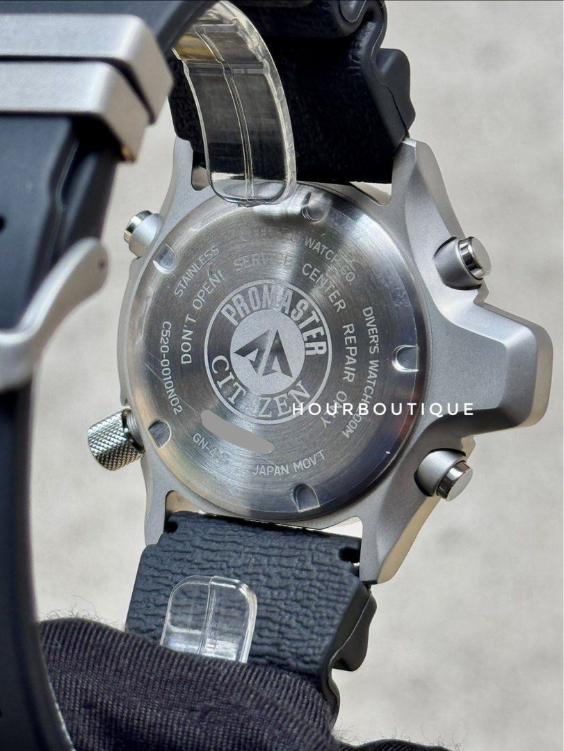 Brand New Citizen ProMaster AquaLand Divers Watch with Depth Gauge JP2000-08E