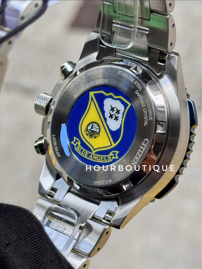 Brand New Citizen ProMaster Blue Angels , Navihawk Chronograph Watch CA4667-53L
