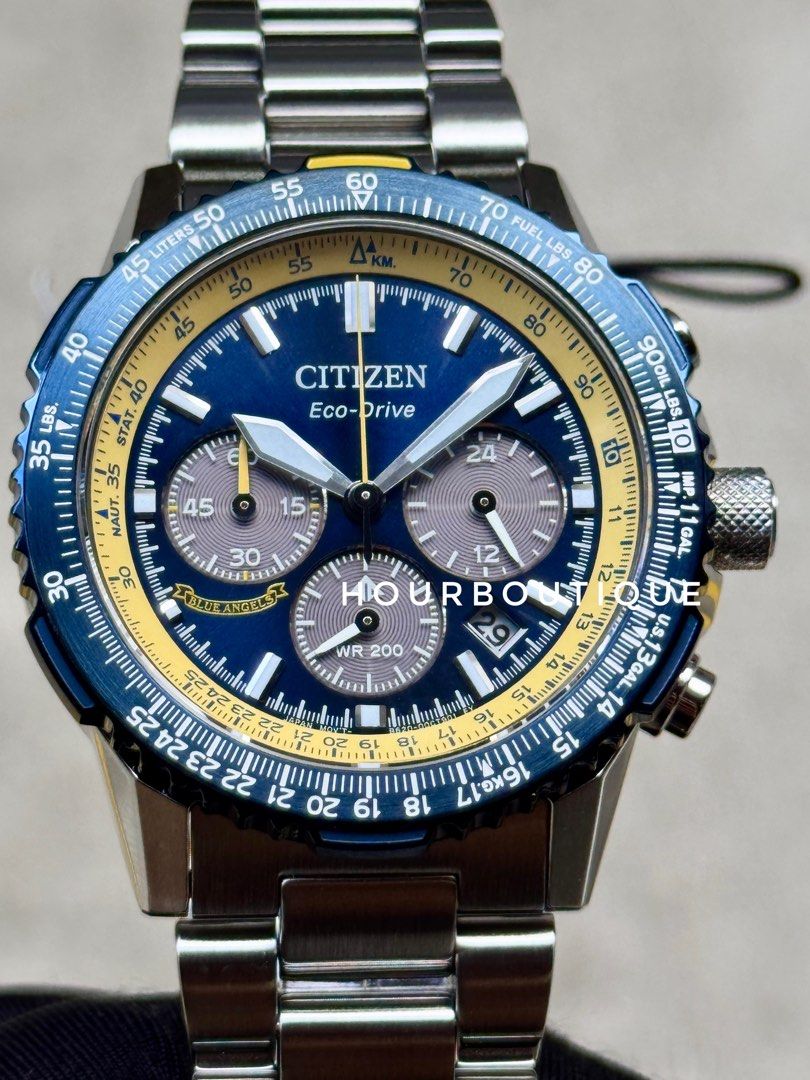 Brand New Citizen ProMaster Blue Angels , Navihawk Chronograph Watch CA4667-53L