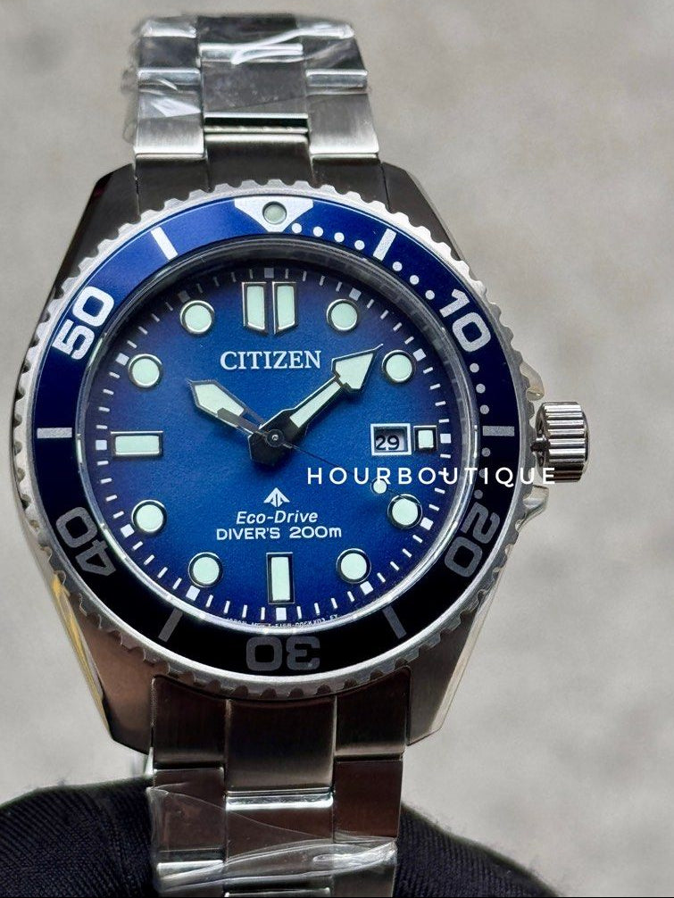 Brand New Citizen ProMaster Divers Blue Dial Eco-Drive Watch NB0260-54L