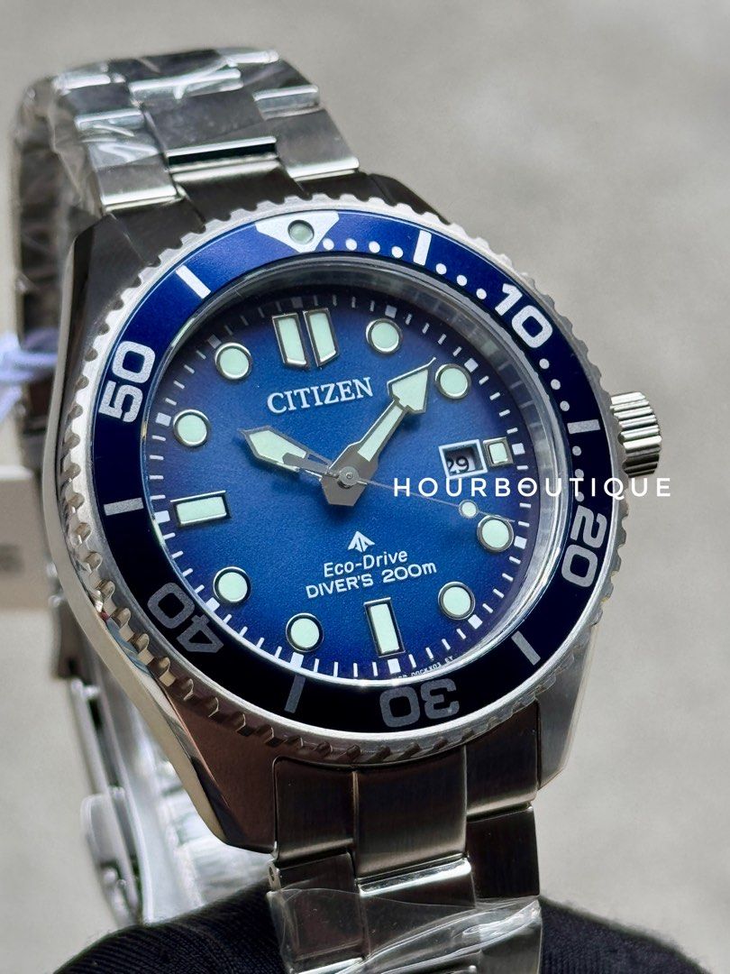 Brand New Citizen ProMaster Divers Blue Dial Eco-Drive Watch NB0260-54L
