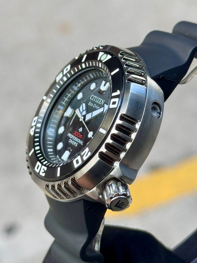Brand New Citizen ProMaster Eco-Drive Black Dial Divers Watch BN1024-01E