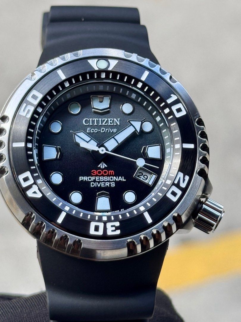 Brand New Citizen ProMaster Eco-Drive Black Dial Divers Watch BN1024-01E