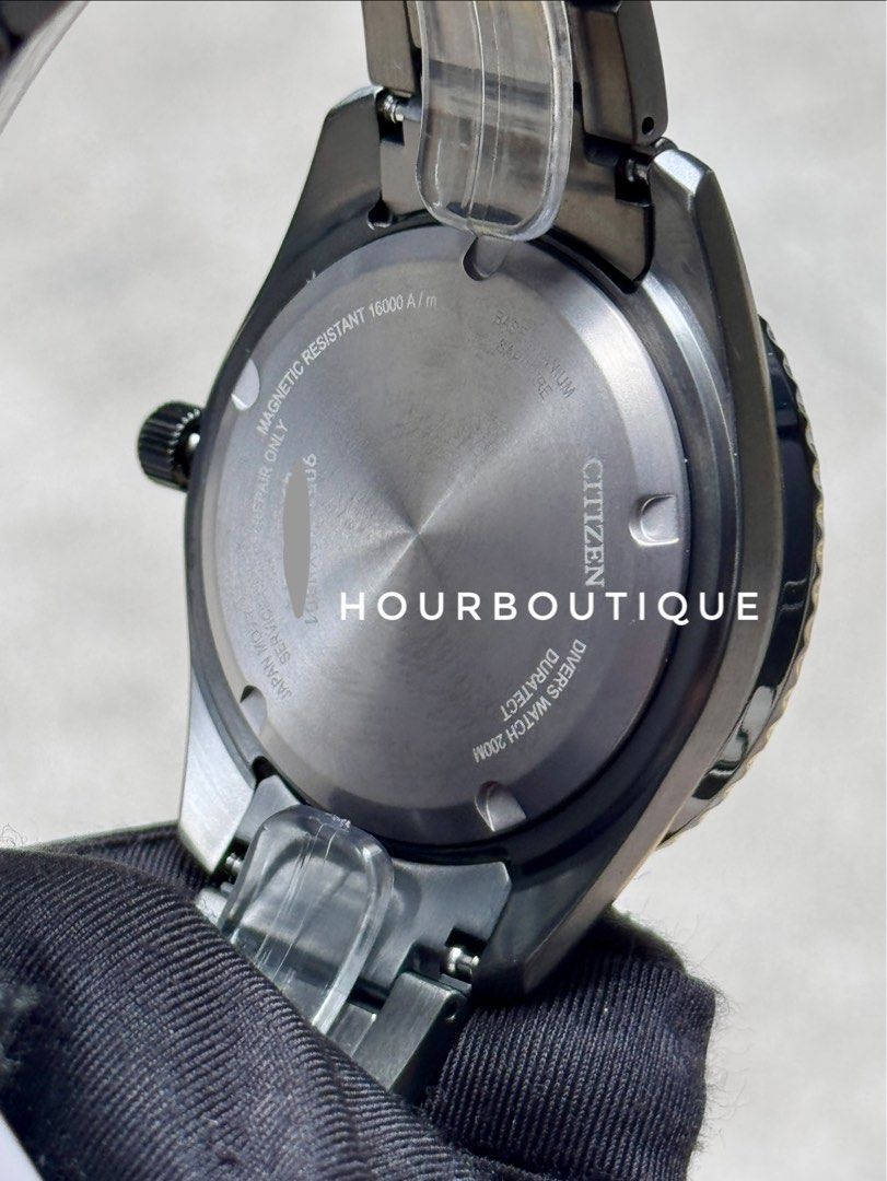 Brand New Citizen ProMaster Fujitsubo PVD Black Case, Automatic Divers Watch NB6025-59H