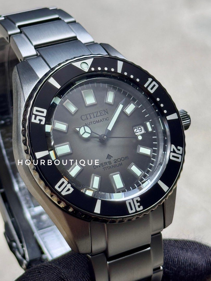 Brand New Citizen ProMaster Fujitsubo PVD Black Case, Automatic Divers Watch NB6025-59H