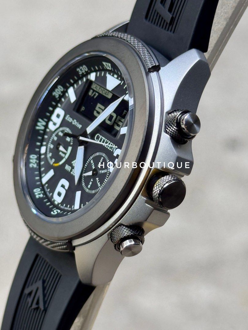 Brand New Citizen ProMaster Land Black Dial FieldWatch JV1005-07W