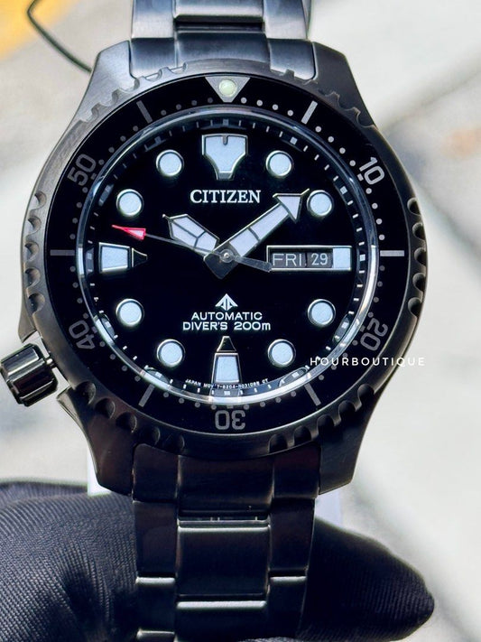 Brand New Citizen ProMaster LHD PVD Black Case Automatic Divers Watch NY0145-86E