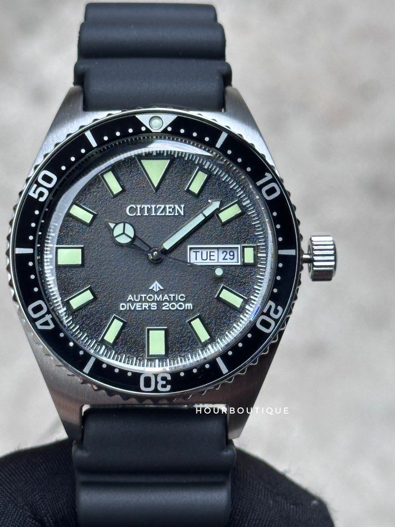 Brand New Citizen ProMaster Marine Black Dial Automatic Divers Watch NJ0120-01E