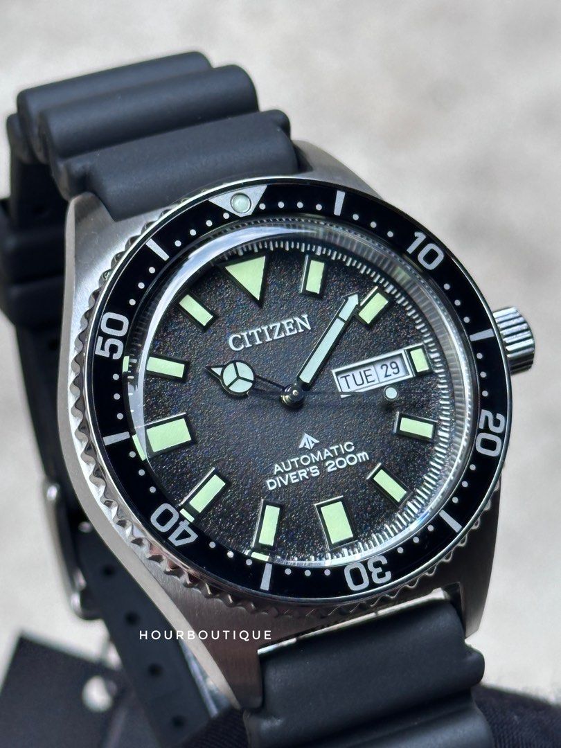 Brand New Citizen ProMaster Marine Black Dial Automatic Divers Watch NJ0120-01E