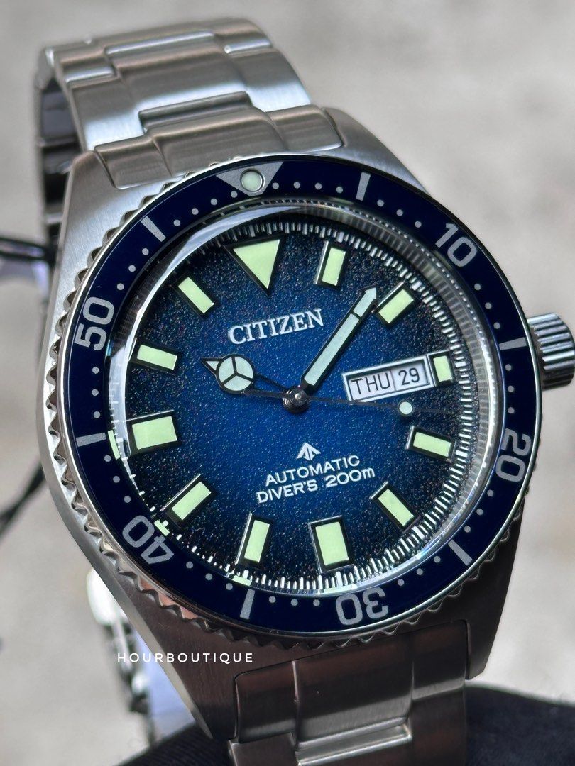 Brand New Citizen ProMaster Marine Blue on Bracelet Automatic Divers NY0129-58L