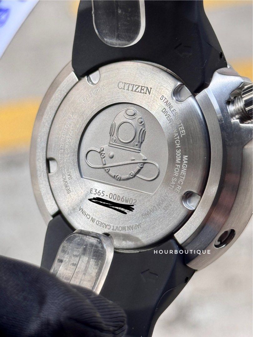 Brand New Citizen ProMaster Red Dial Eco-Drive Divers Watch BN1024-01Z