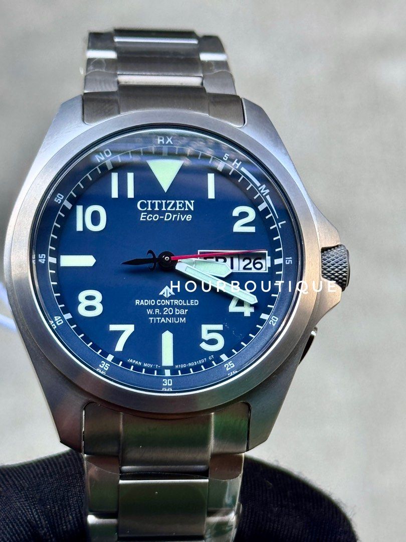 Brand New Citizen ProMaster Super Titanium Blue Dial FieldWatch AT6080-53L