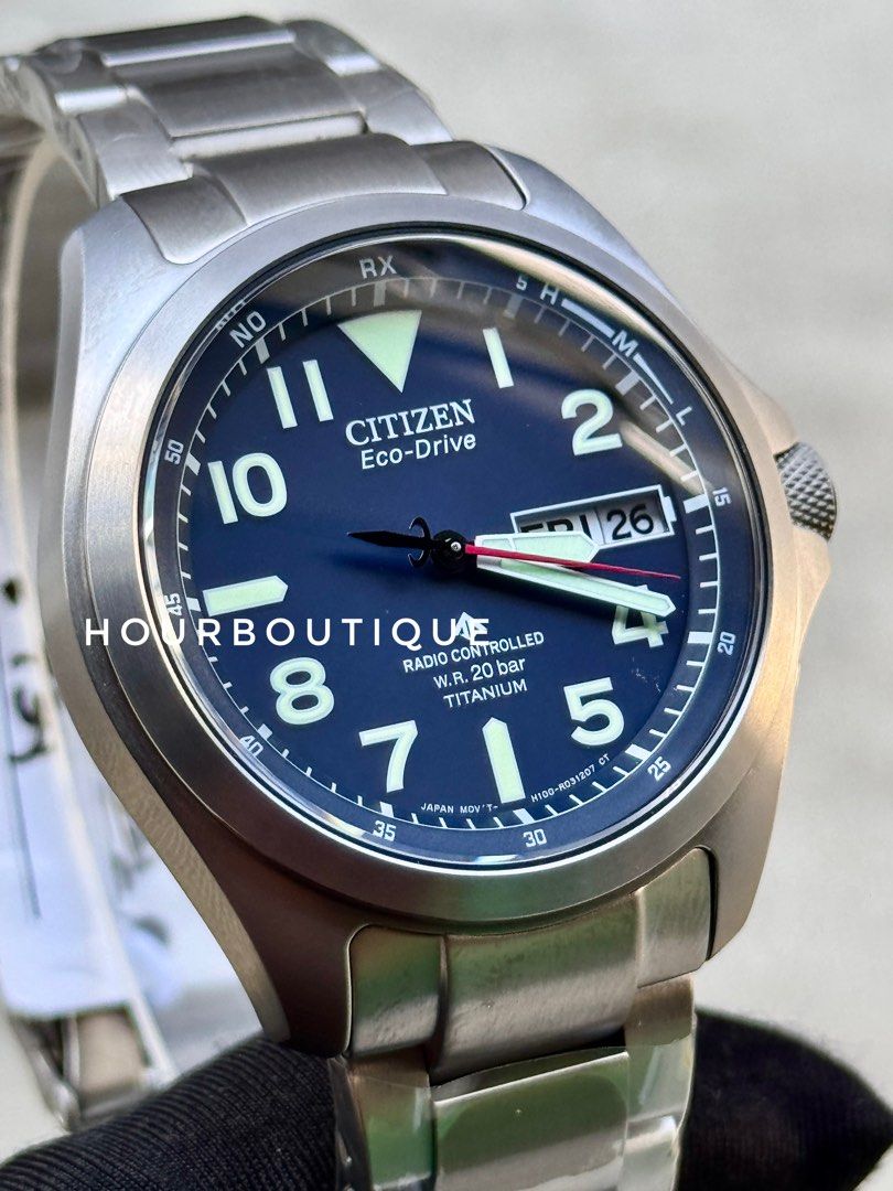 Brand New Citizen ProMaster Super Titanium Blue Dial FieldWatch AT6080-53L