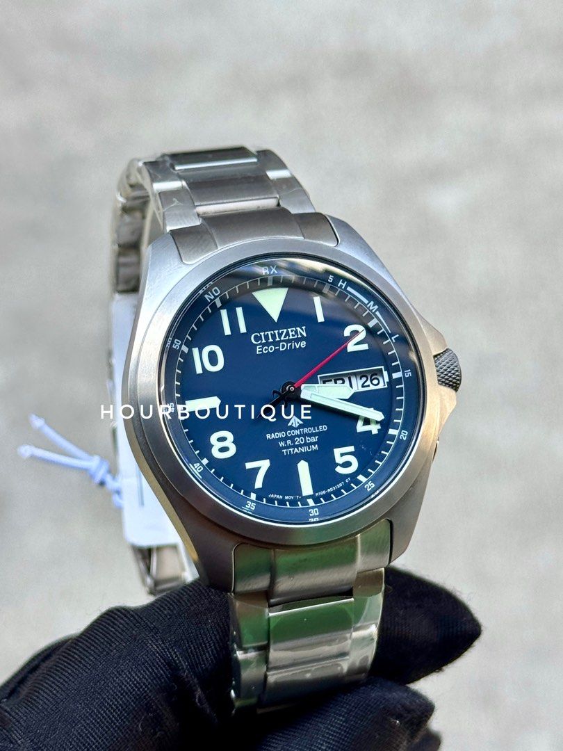 Brand New Citizen ProMaster Super Titanium Blue Dial FieldWatch AT6080-53L