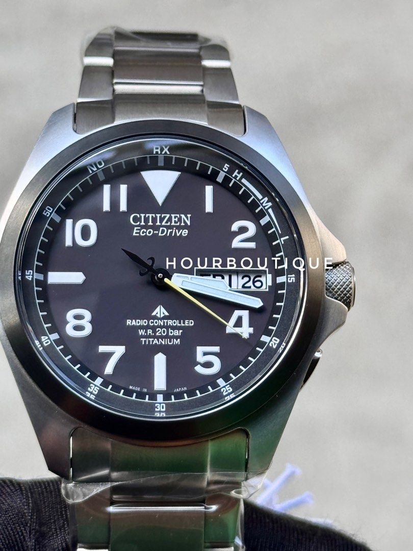 Brand New Citizen ProMaster Super Titanium Perpetual Calendar Black Dial Watch PMD56-2952