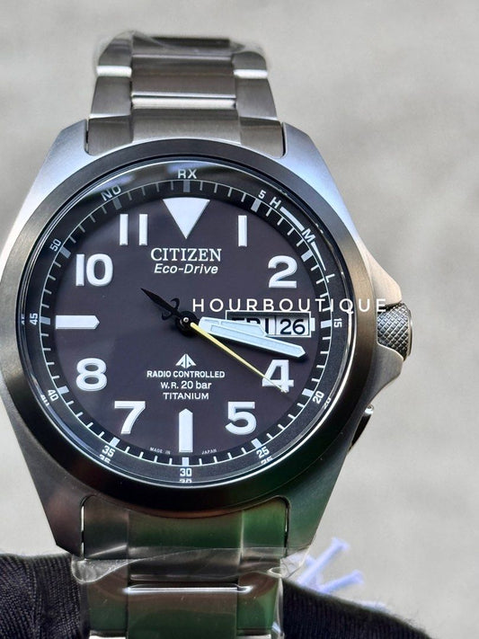 Brand New Citizen ProMaster Super Titanium Perpetual Calendar Black Dial Watch PMD56-2952