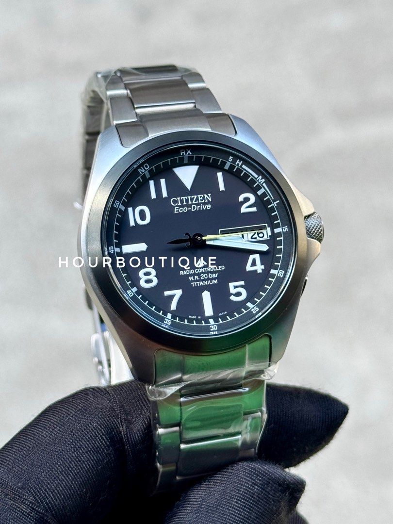Brand New Citizen ProMaster Super Titanium Perpetual Calendar Black Dial Watch PMD56-2952