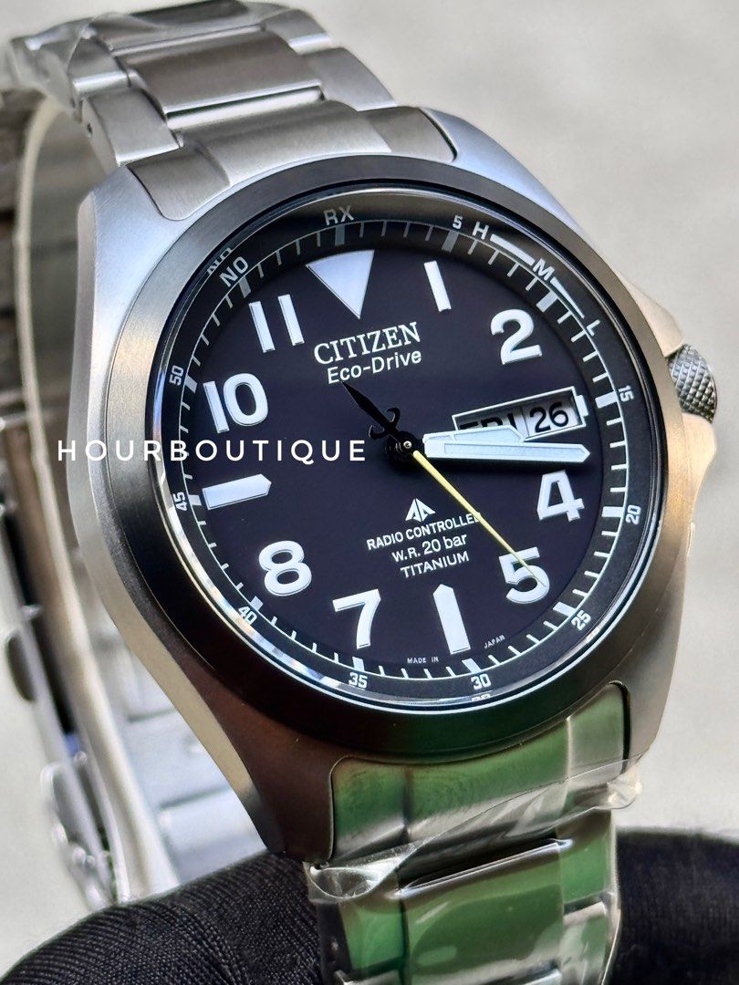 Brand New Citizen ProMaster Super Titanium Perpetual Calendar Black Dial Watch PMD56-2952
