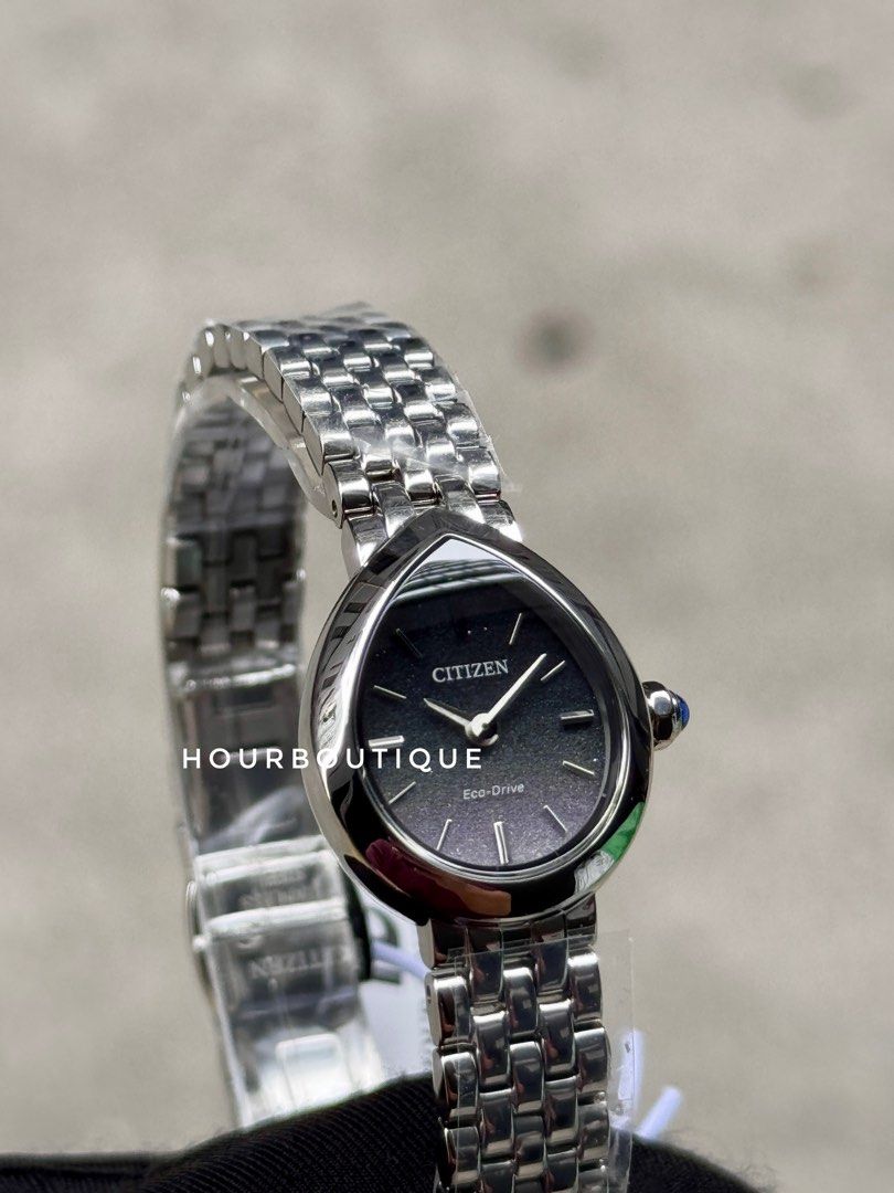 Brand New Citizen Rainell Solar Powered Gradient Black Dial Lady’s Watch EX1550-54E