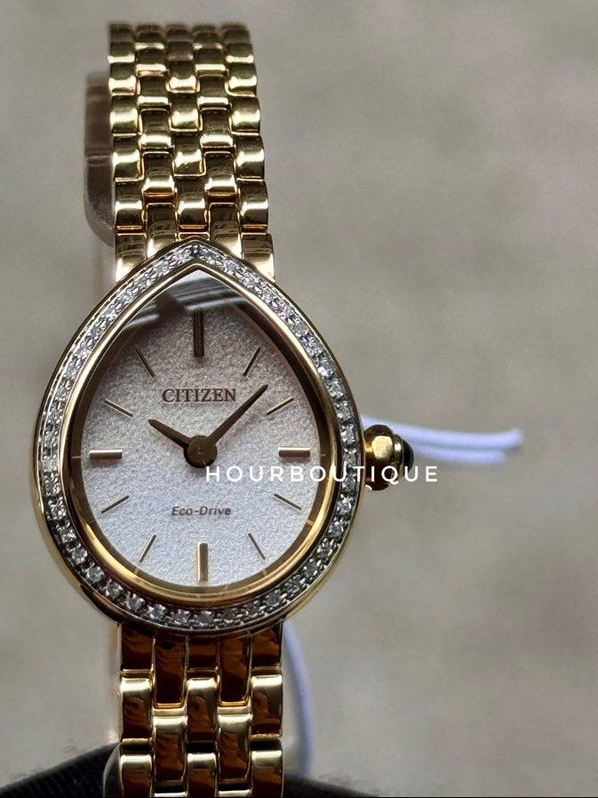 Brand New Citizen Rainell With Genuine Diamonds Solar Power Lady’s Watch EX1542-52A