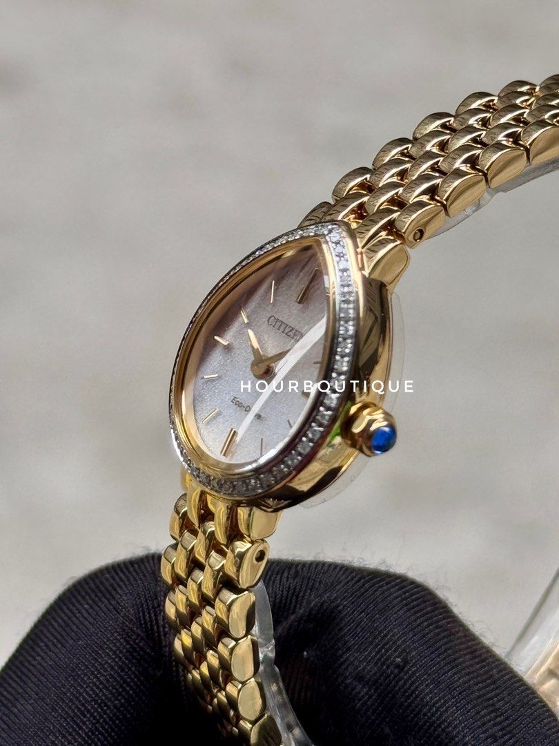 Brand New Citizen Rainell With Genuine Diamonds Solar Power Lady’s Watch EX1542-52A