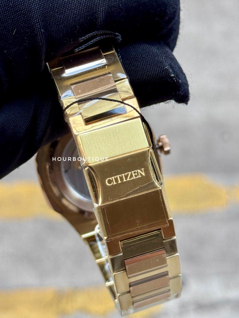 Brand New Citizen Series 8 Gold PVD case Automatic GMT Watch NB6033-51E