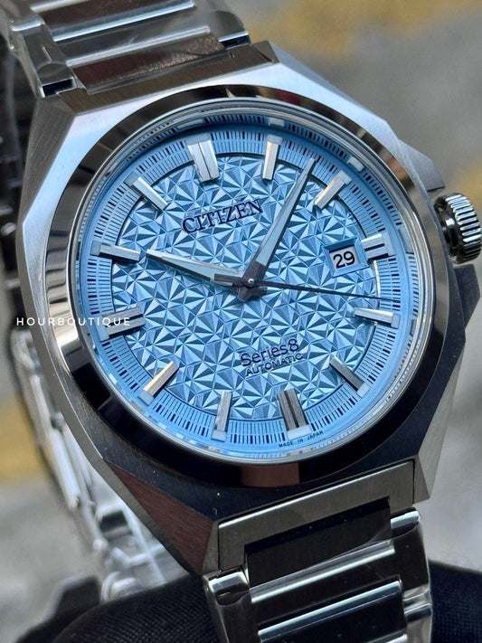 Brand New Citizen Series 8 Ice Blue Dial Automatic Watch NB6051-59L