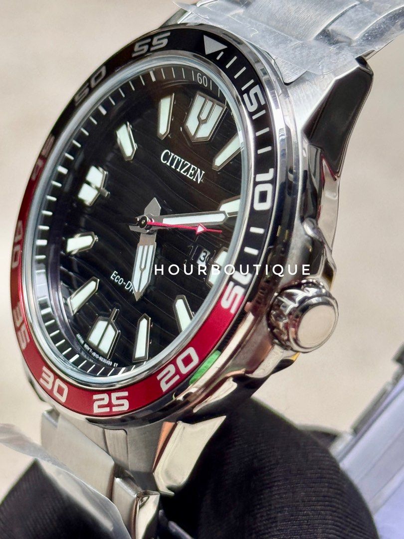 Brand New Citizen Sports Eco-Drive Black Dial Watch AW1527-86E