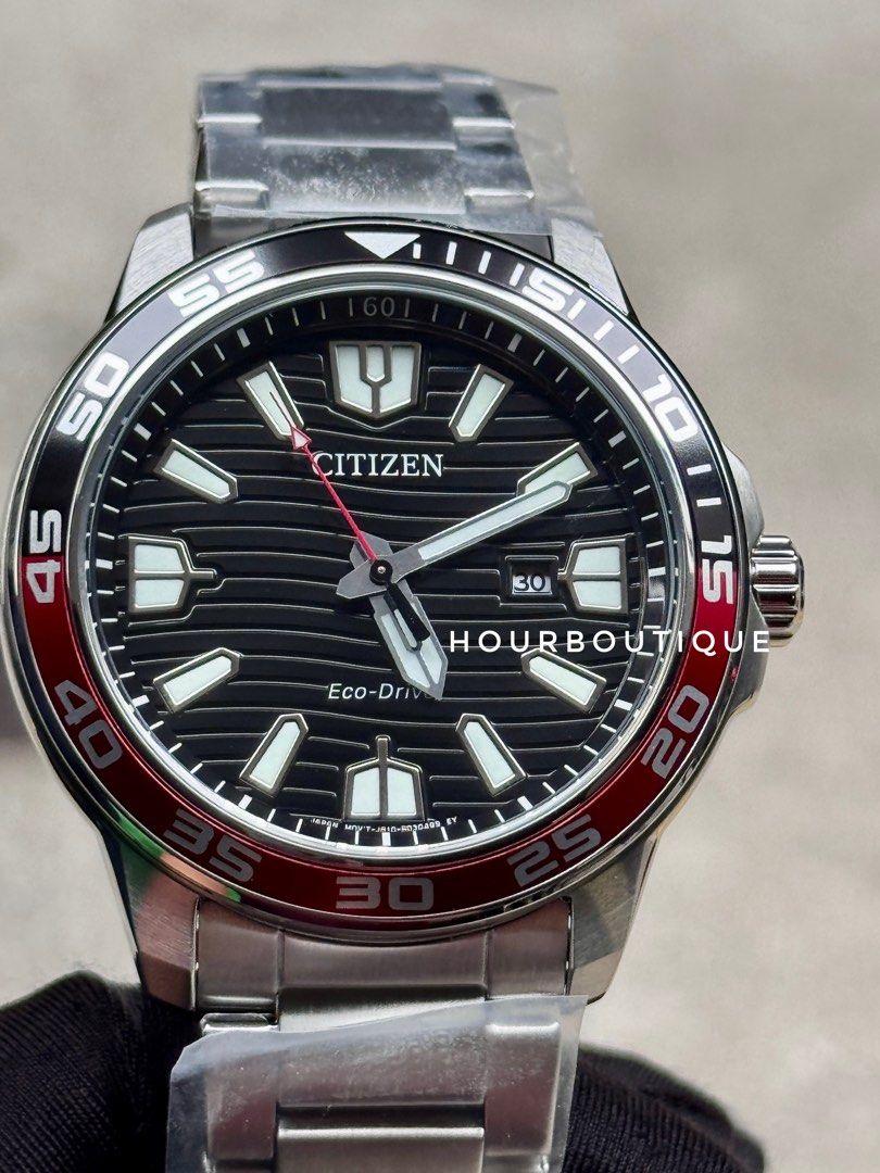 Brand New Citizen Sports Eco-Drive Black Dial Watch AW1527-86E