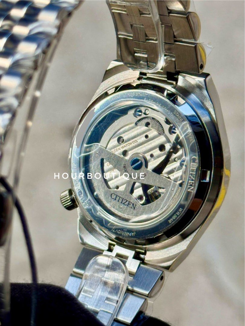 Brand New Citizen Tsuyosa Ice Blue Guilloche Dial Automatic Watch NK0030-51X