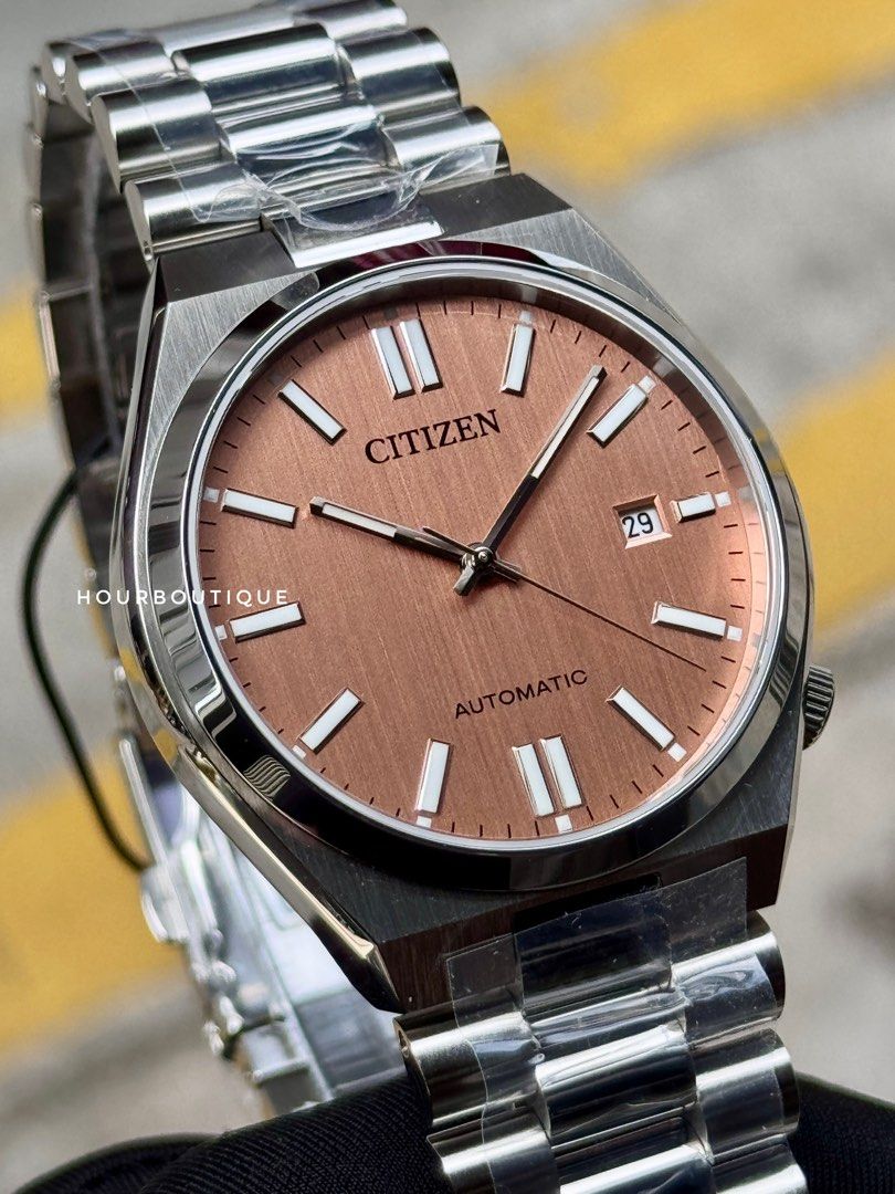 Brand New Citizen Tsuyosa Europe Exclusive Brushed Beige Dial Automatic Watch NJ0159-86Z