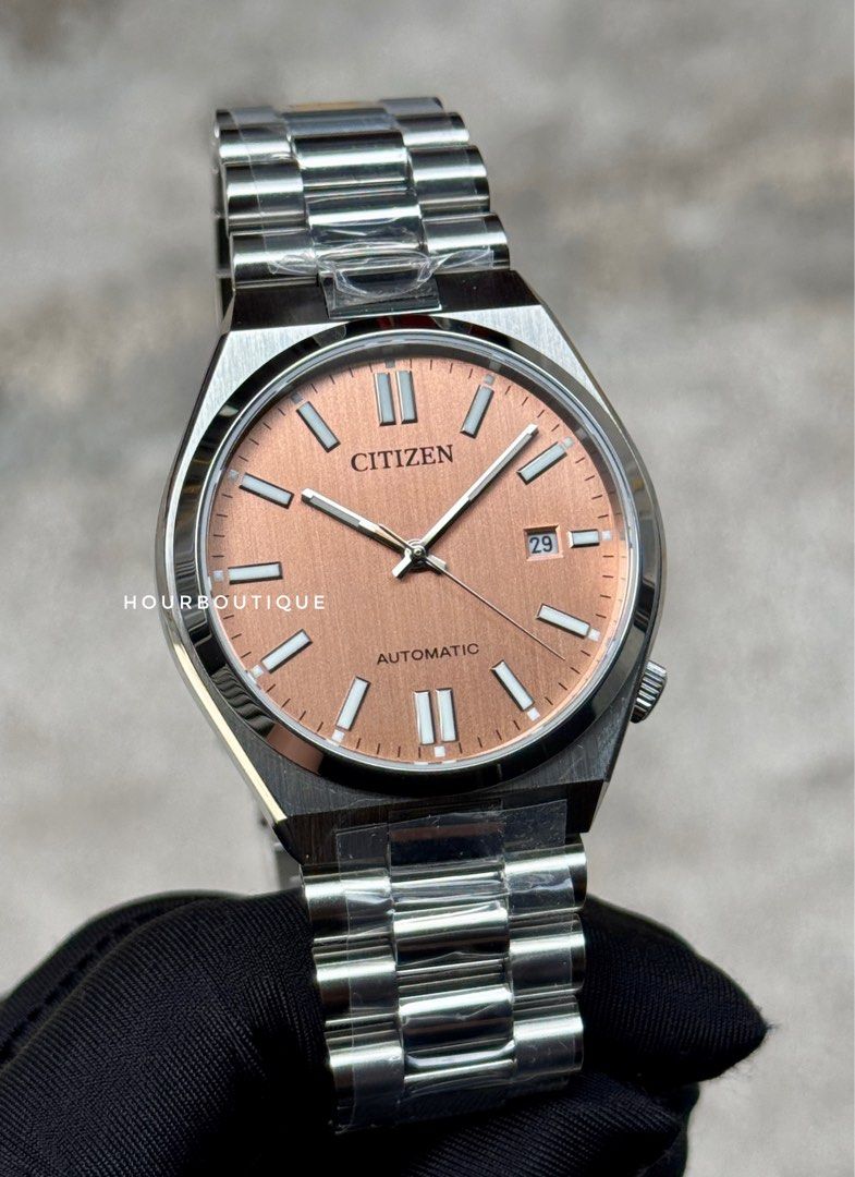Brand New Citizen Tsuyosa Europe Exclusive Brushed Beige Dial Automatic Watch NJ0159-86Z
