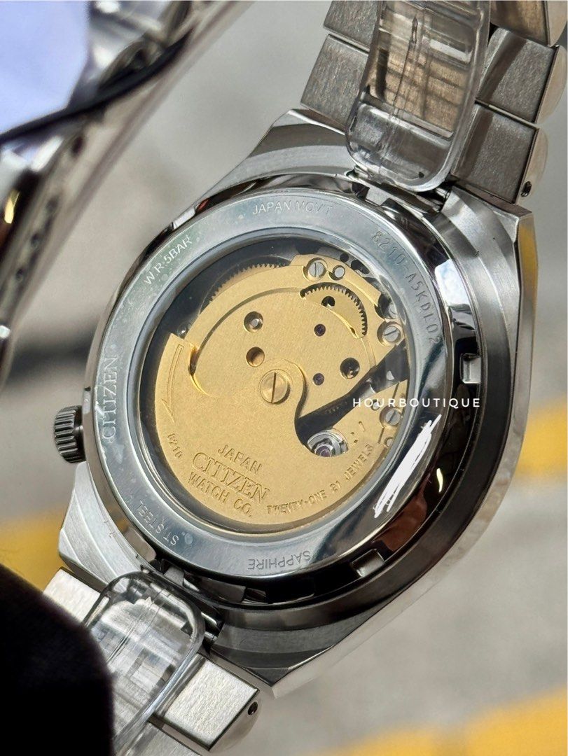 Brand New Citizen Tsuyosa Europe Exclusive Brushed Beige Dial Automatic Watch NJ0159-86Z