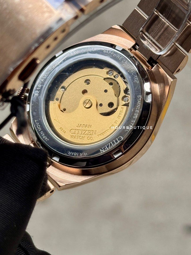 Brand New Citizen Tsuyosa Rose Gold Case with Red dial Automatic Watch NJ0153-82X