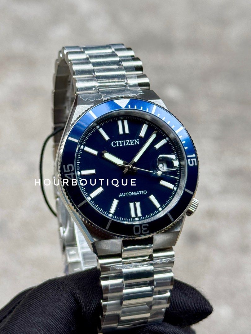 Brand New Citizen Tsuyosa Shore Blue Dial Automatic Watch NJ0230-50L