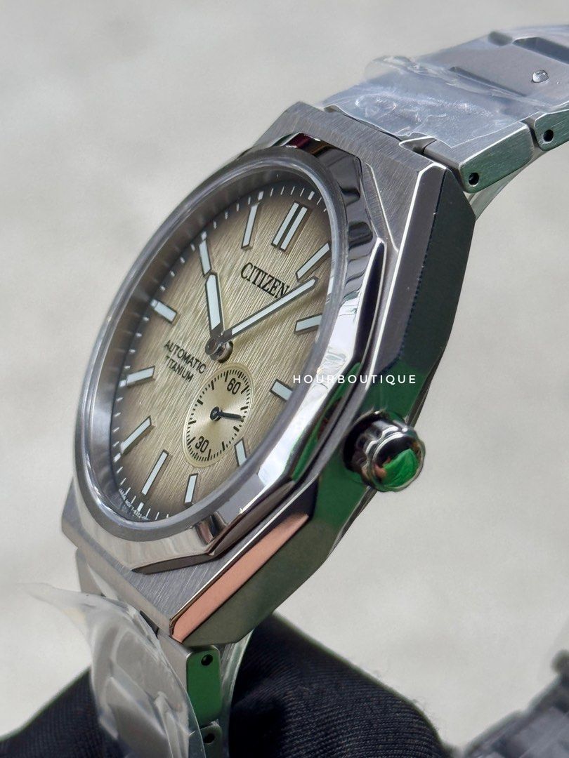 Brand New Citizen ZenShin Automatic, Super Titanium Oak Tree Dial Watch NK5020-58P