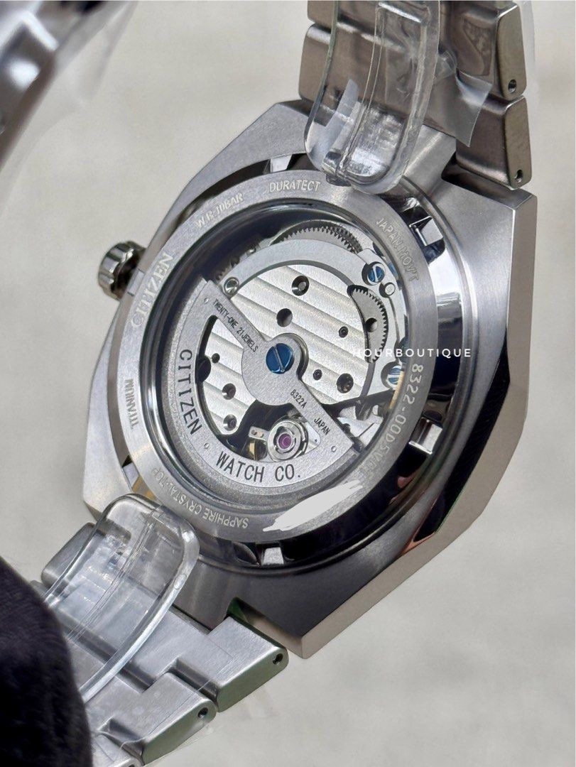 Brand New Citizen ZenShin Automatic, Super Titanium Oak Tree Dial Watch NK5020-58P