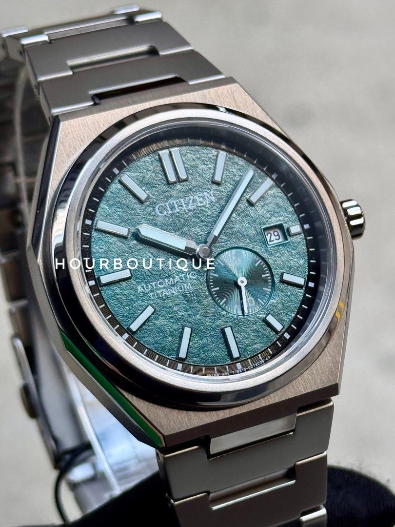 Brand New Citizen ZenShin Green Dial Super Titanium Automatic
