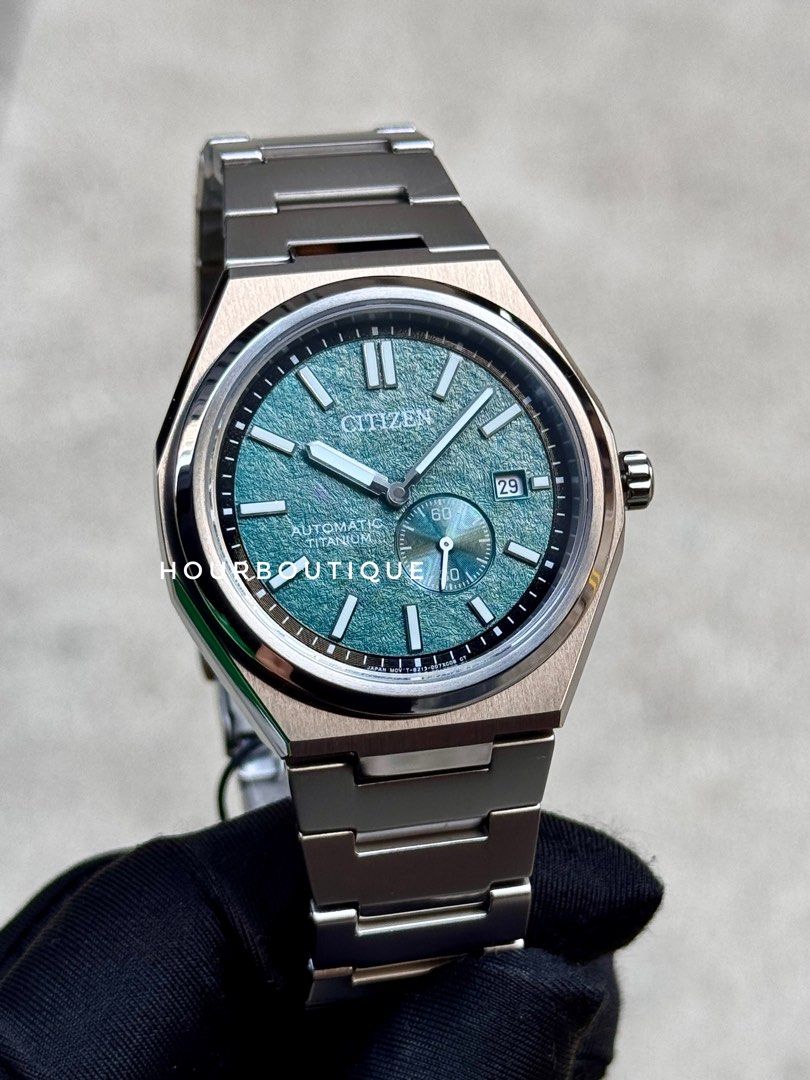 Brand New Citizen ZenShin Green Dial Super Titanium Automatic
