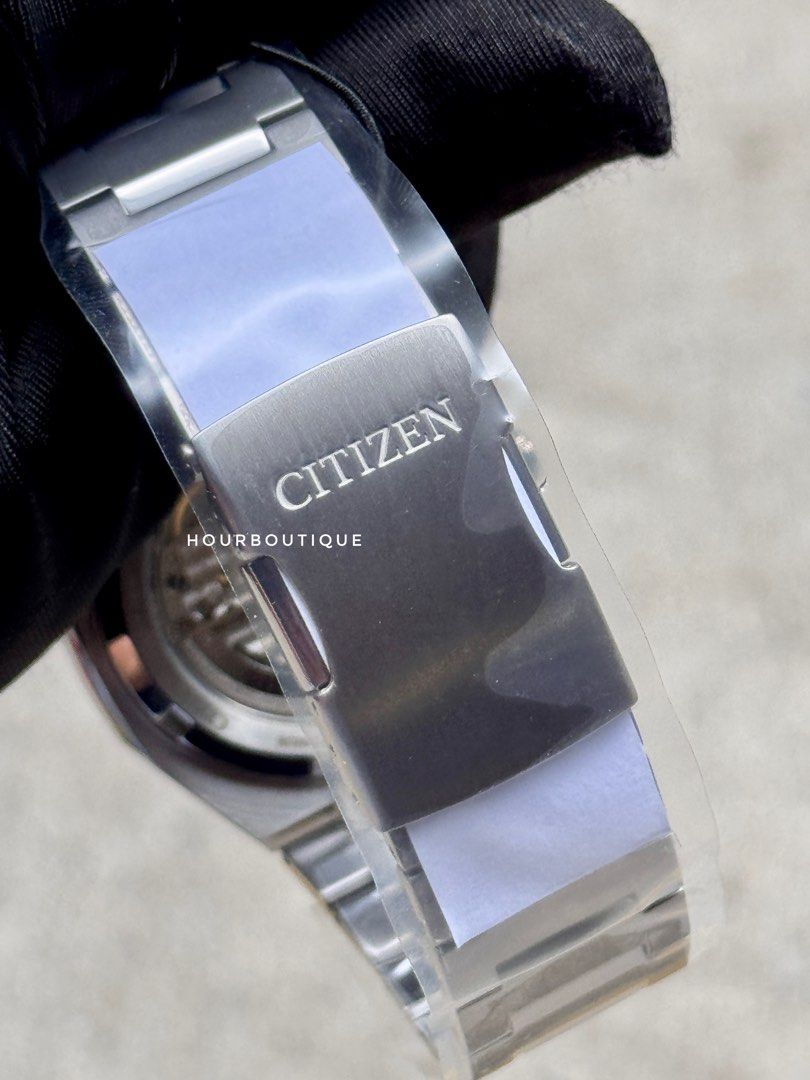 Brand New Citizen ZenShin Super Titanium Automatic Blue Dial Watch NK5020-58M