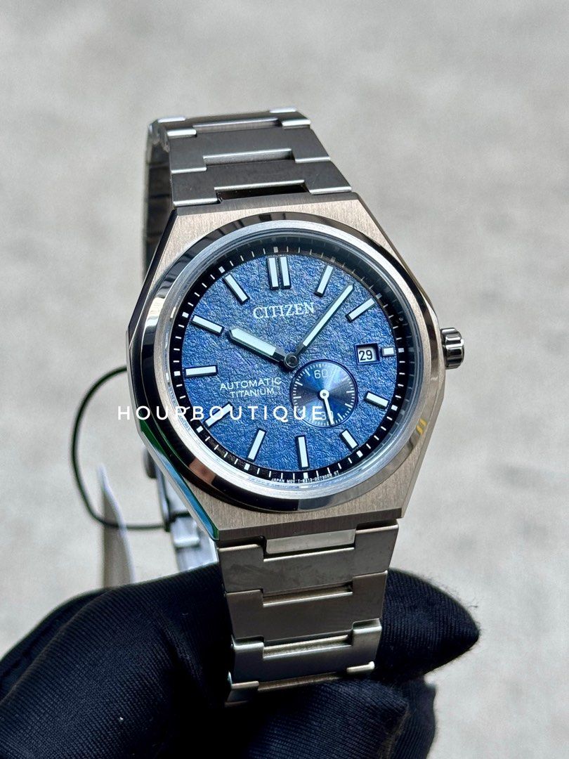Brand New Citizen ZenShin Super Titanium Blue Dial Automatic Watch
