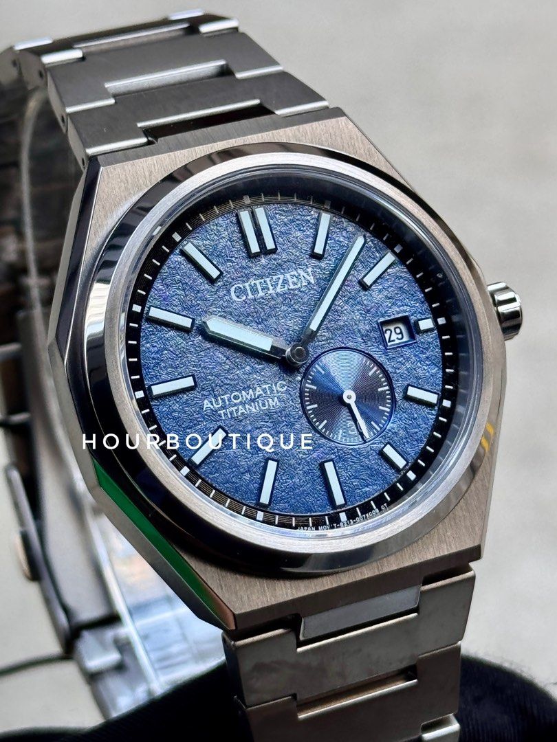 Brand New Citizen ZenShin Super Titanium Blue Dial Automatic Watch