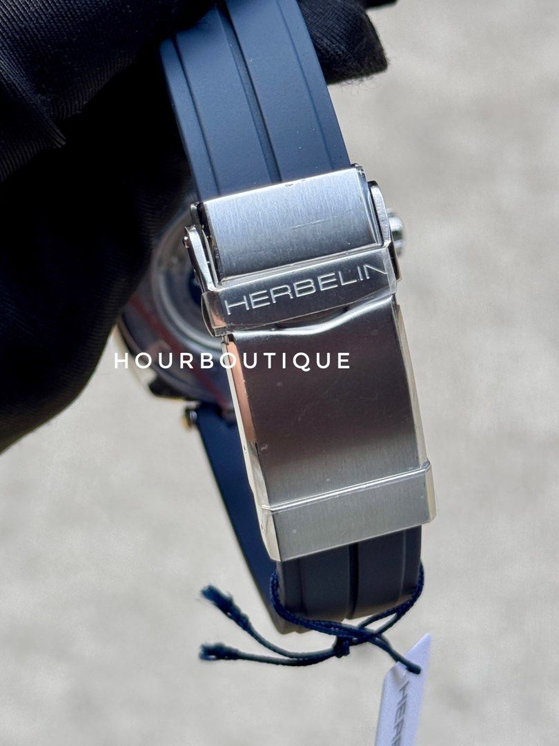 Brand New Herbelin NewPort Automatic Divers Made In France Watch 1774BL15