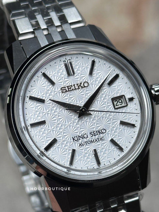 Brand New King Seiko Chrysanthemum Dial Limited Edition Men’s Automatic Watch SDKA009 SJE095J1